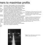 Atomize polymers to maximize profit. 
